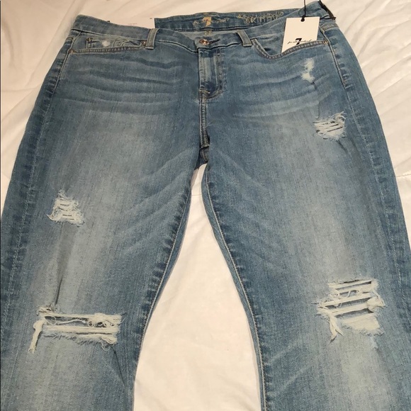 7 For All Mankind Denim - 7 For All Mankind High Waist Ankle Skinny Jeans🌸